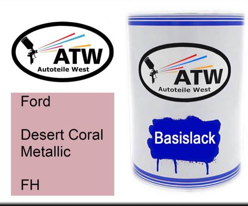 Ford, Desert Coral Metallic, FH: 500ml Lackdose, von ATW Autoteile West.